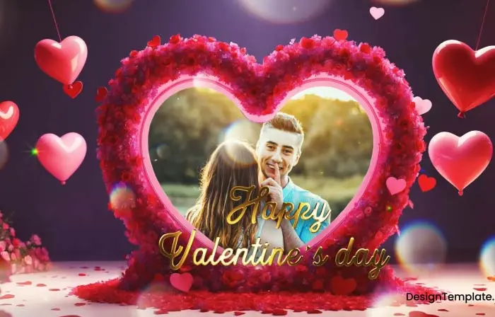 Valentine's Day Beautiful 3D Slideshow
